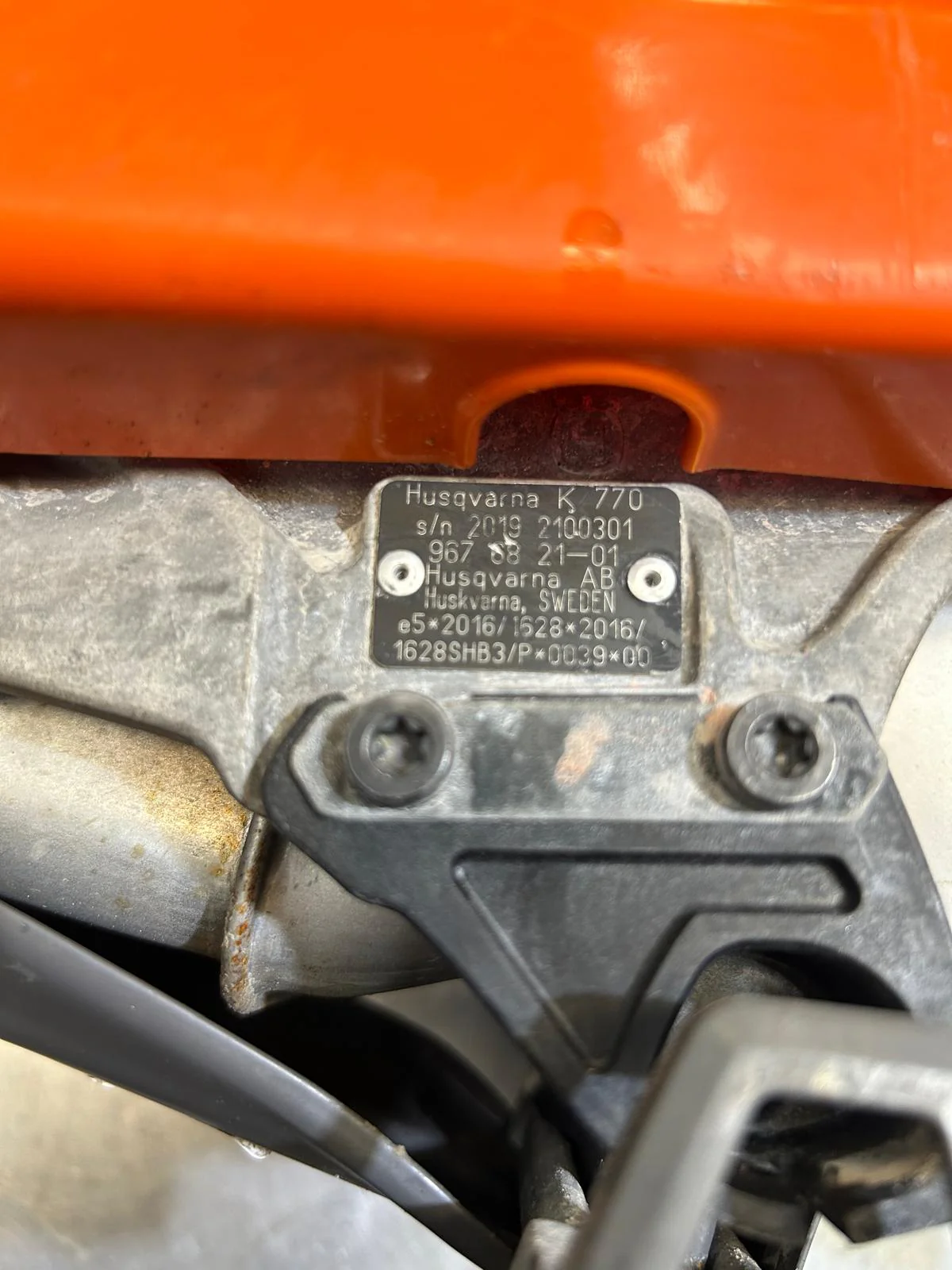 Husqvarna K 770 Benzine Doorslijper Body - Tweedekansje - Image 7
